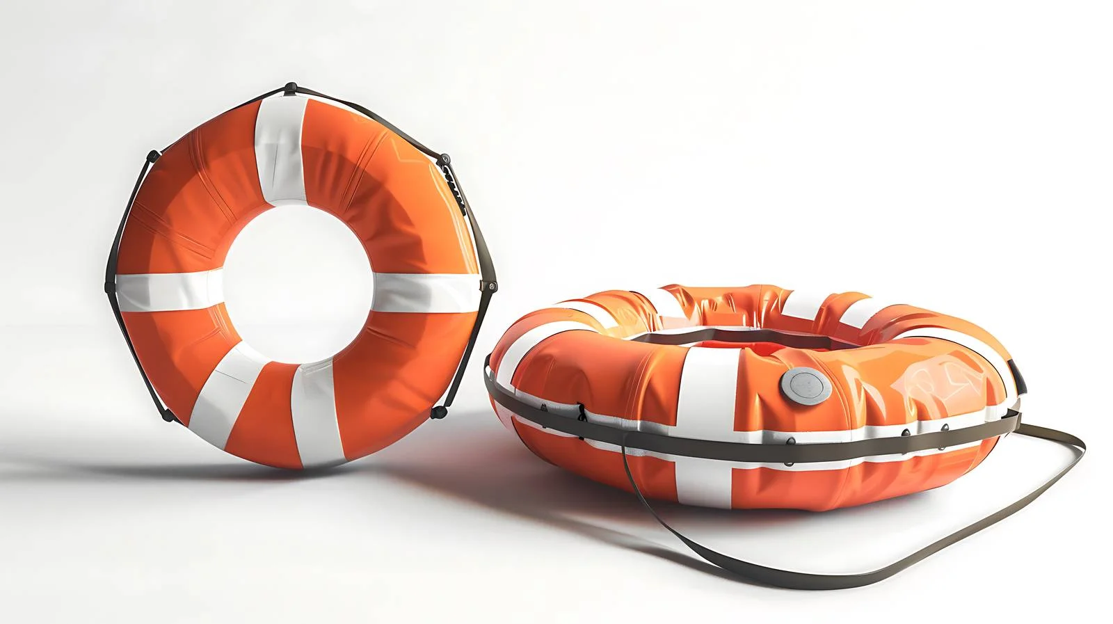 Child and Youth Life Jackets on White — free download from Dotvec