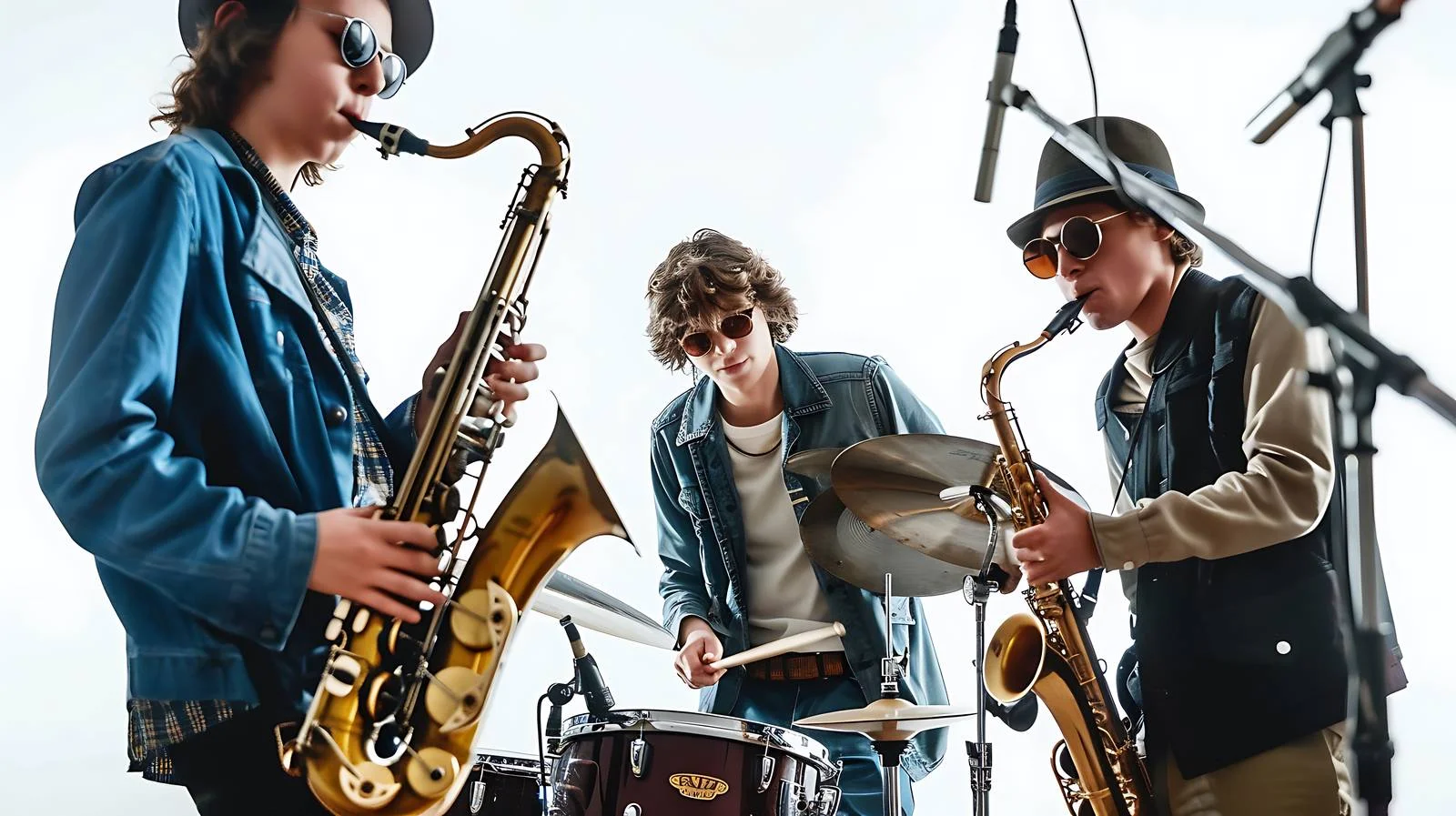 Youth Band on White Background — free download from Dotvec