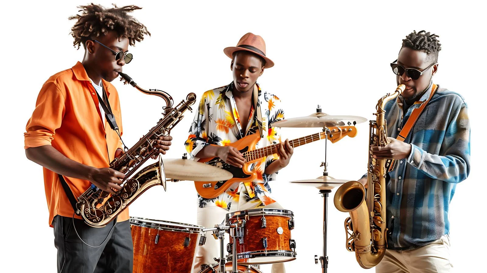 Dynamic Youth Band on White Background — free download from Dotvec