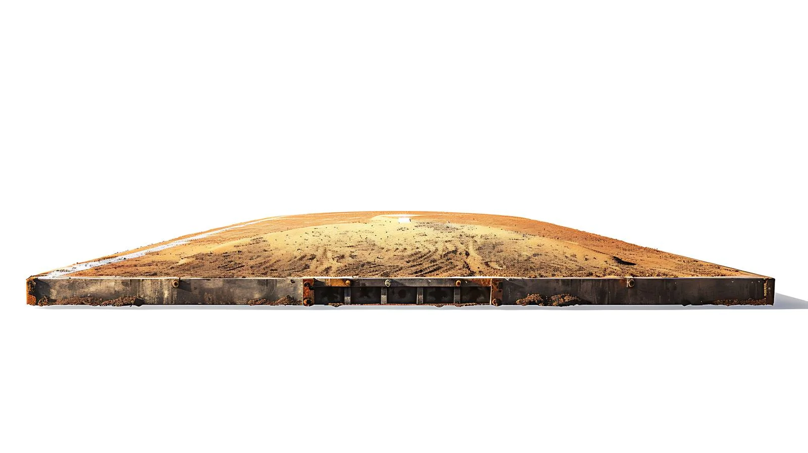 Morning View of Youth Baseball Infield from First Base Side — free download from Dotvec