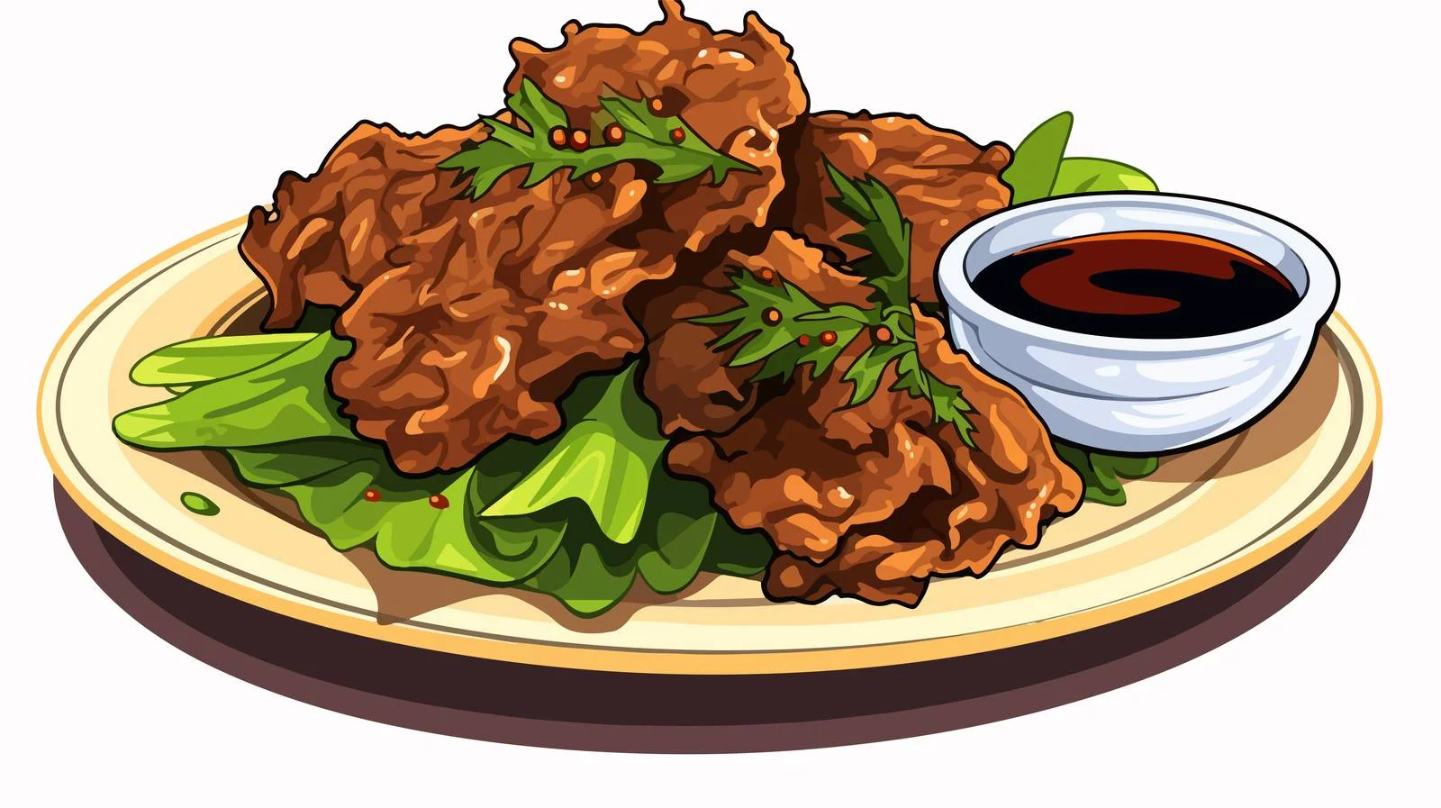 Traditional Paru Goreng Beef Lung Dish — free download from Dotvec