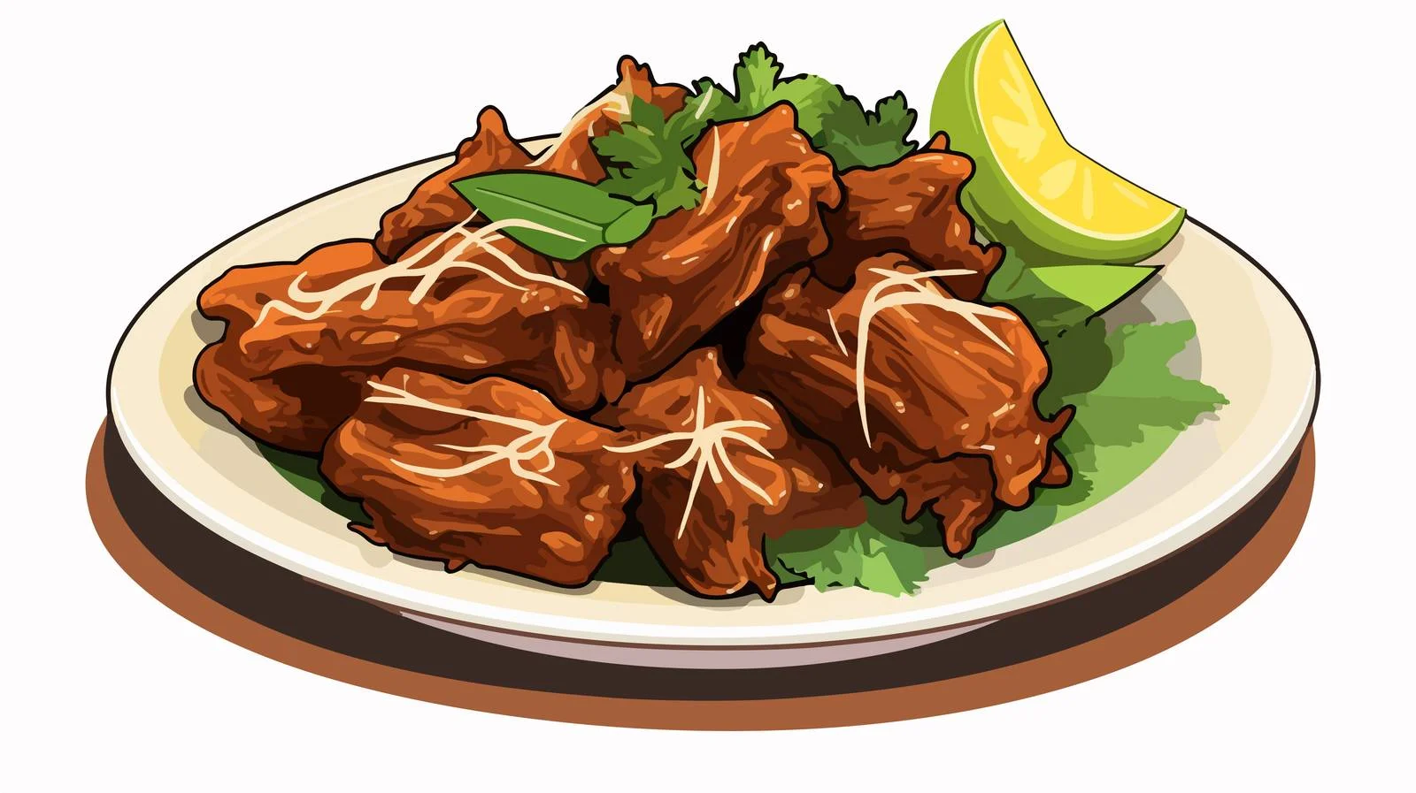 Traditional Paru Goreng: Fried Beef Lung — free download from Dotvec