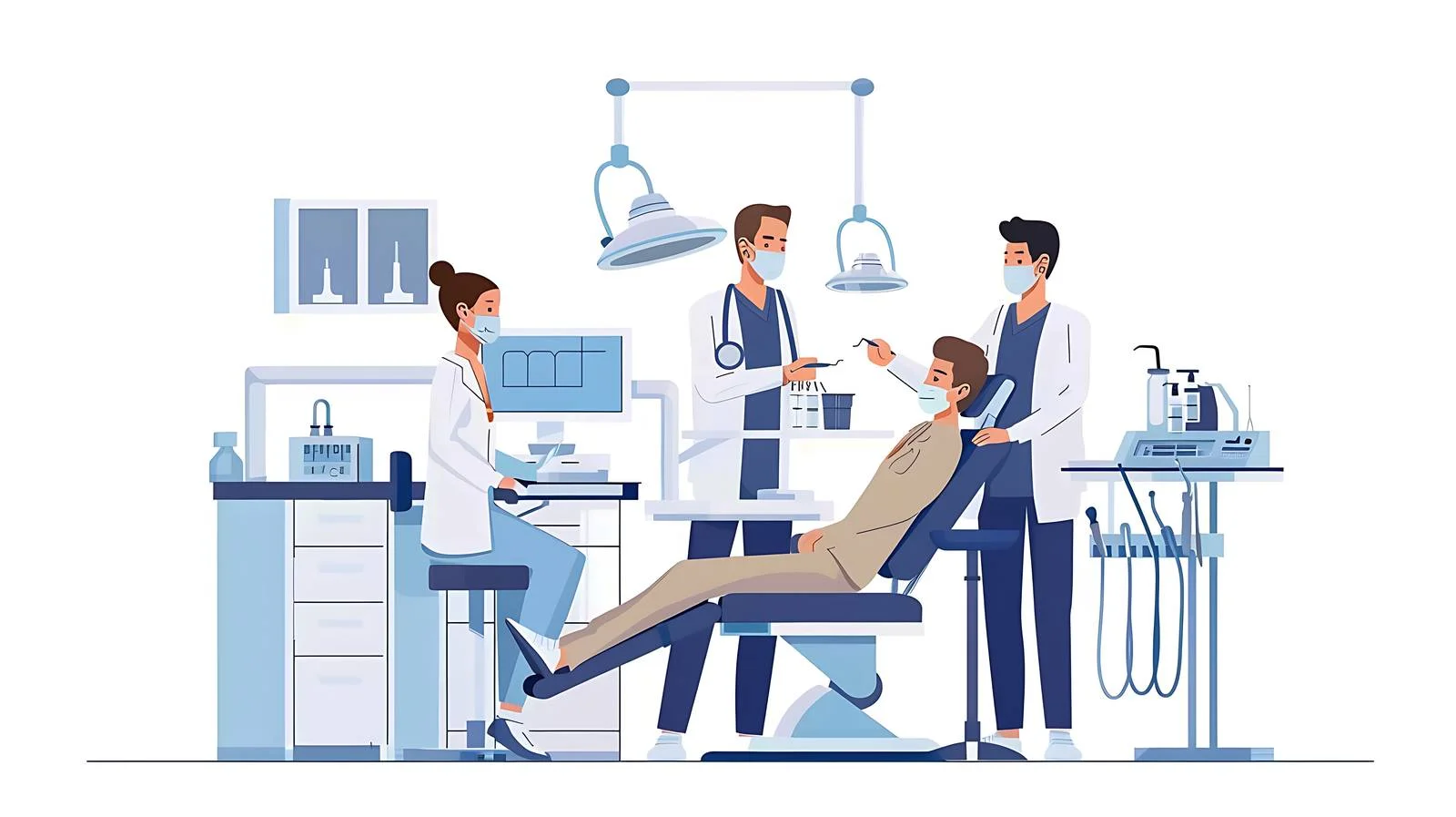 Dental Technician Working in Dental Laboratory — free download from Dotvec