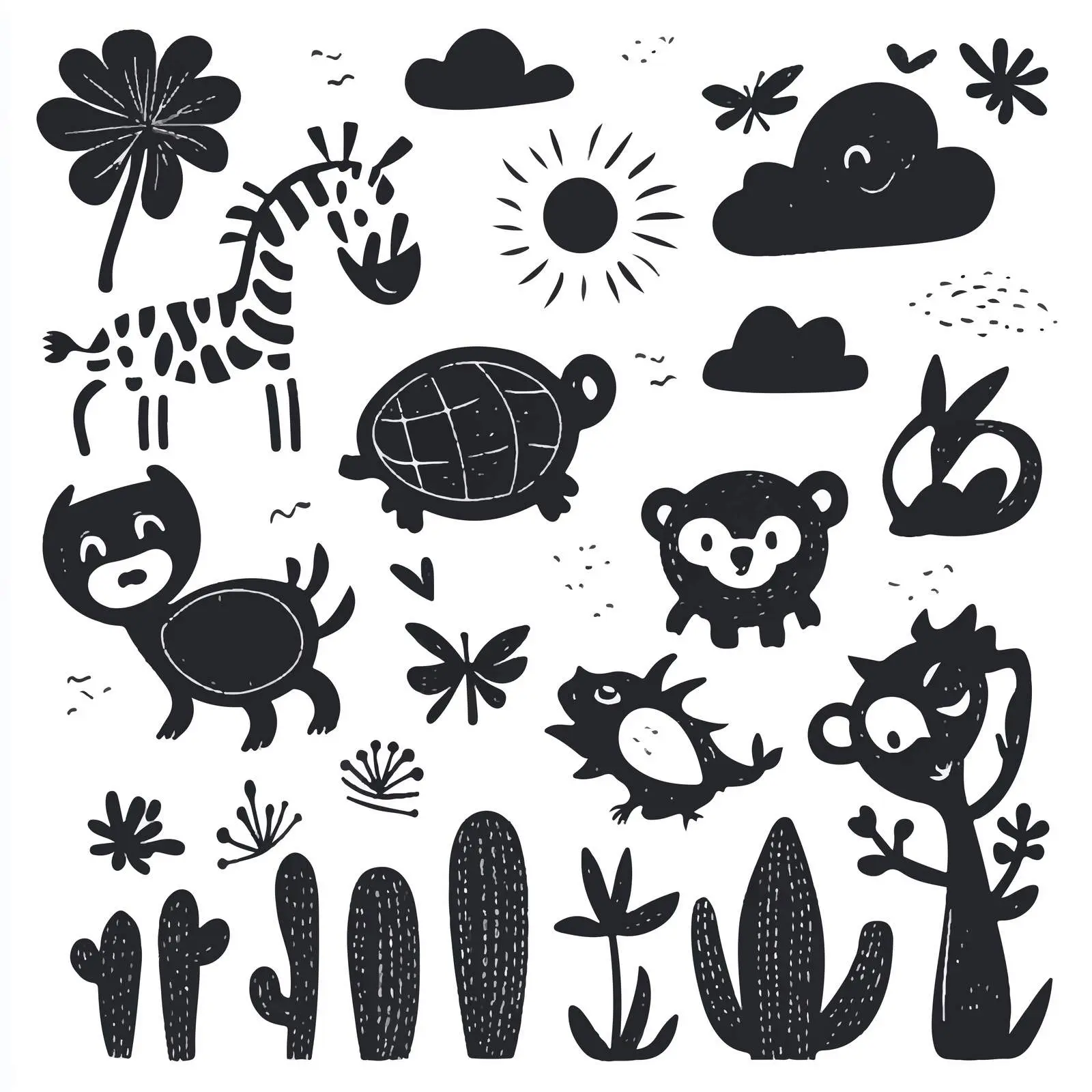 Wildlife and Nature Vector Collection – free zebra image from Dotvec