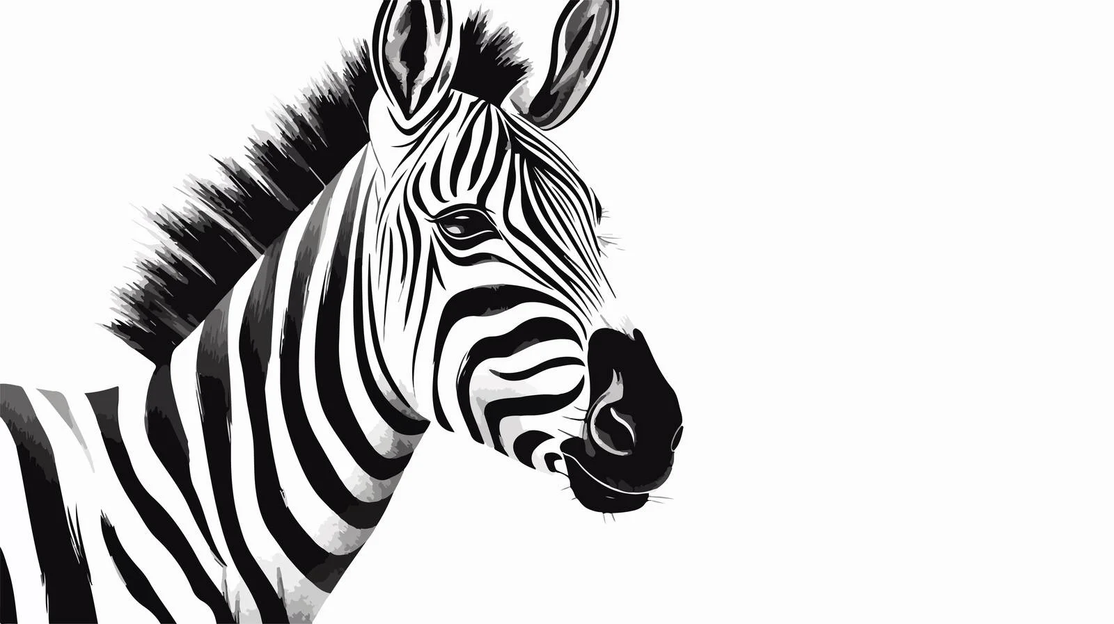 Zebra Cartoon Vector Illustration — free download from Dotvec