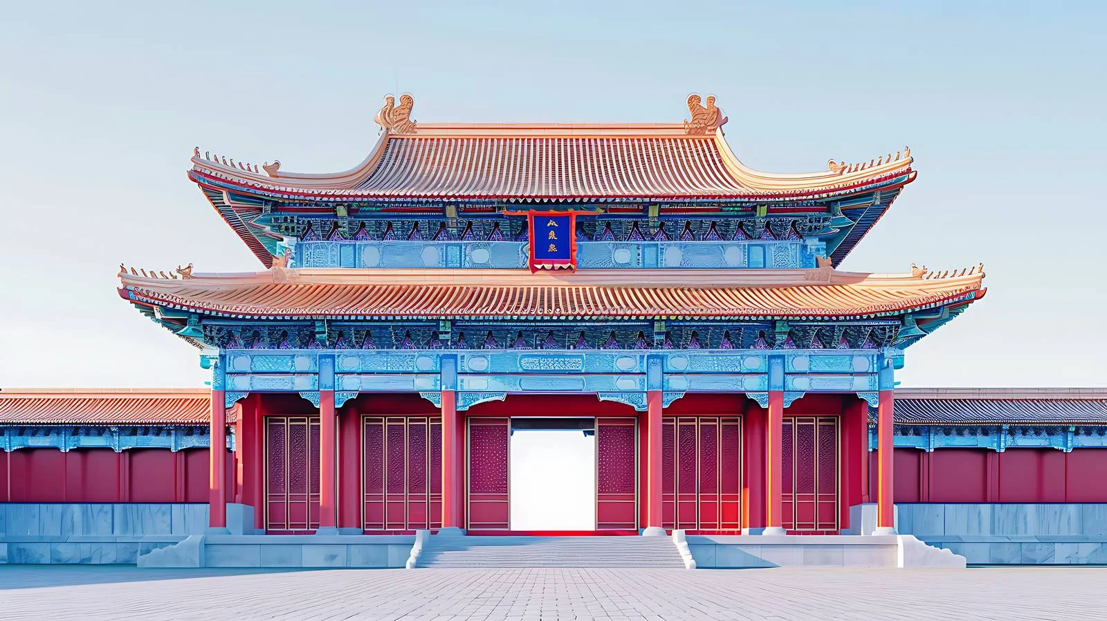 Zhan Tianyou Square White Background Structure — free download from Dotvec