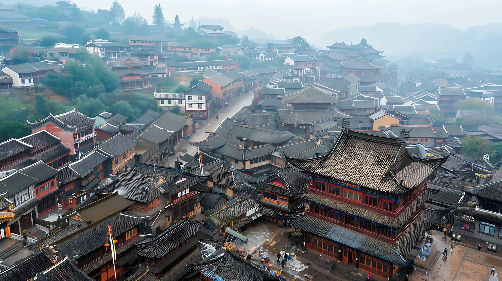 Exploring Zhaohua Ancient City, Guangyuan — free download from Dotvec