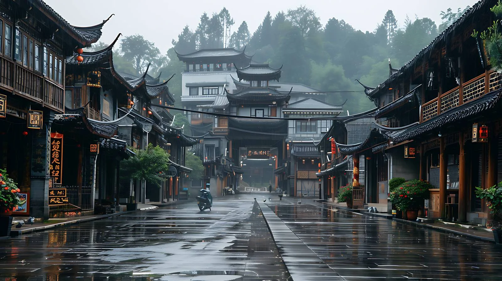Historic Zhaohua City in Guangyuan — free download from Dotvec