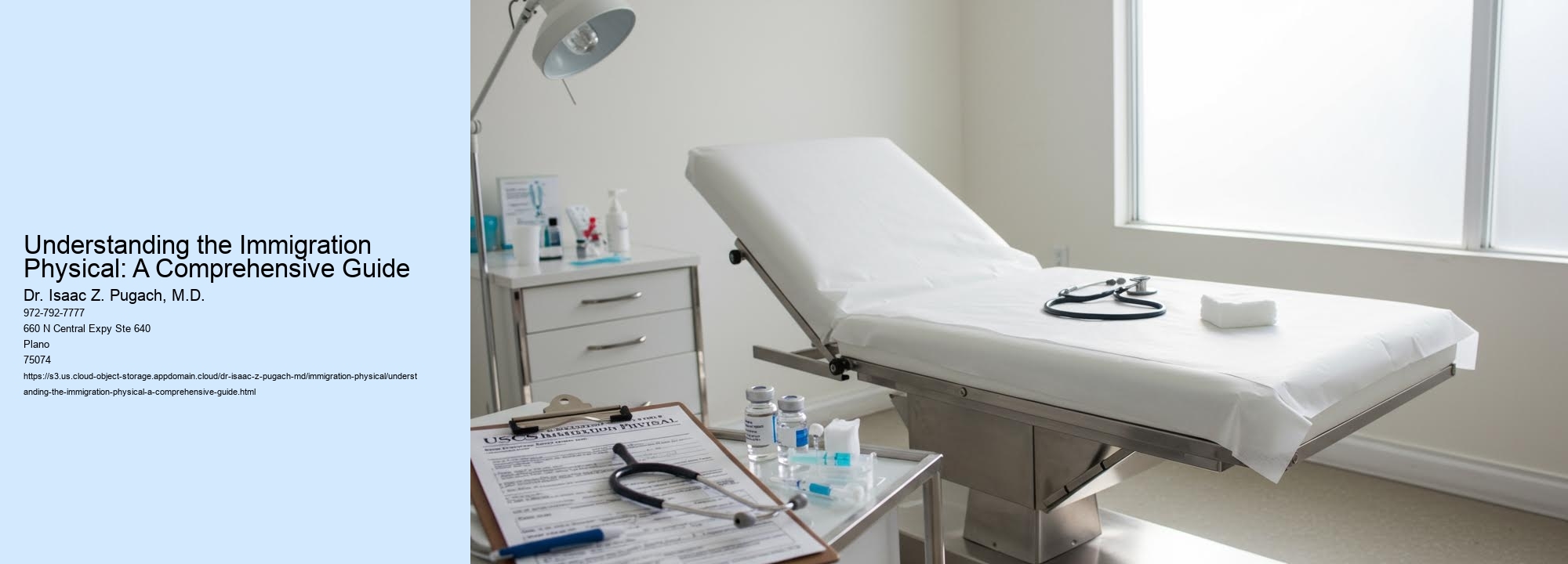 Understanding the Immigration Physical: A Comprehensive Guide