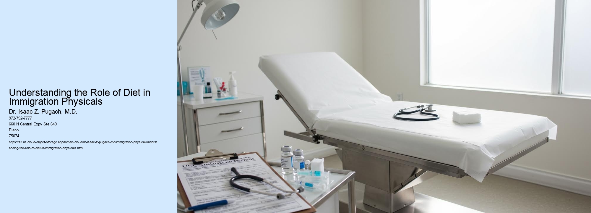 Understanding the Role of Diet in Immigration Physicals