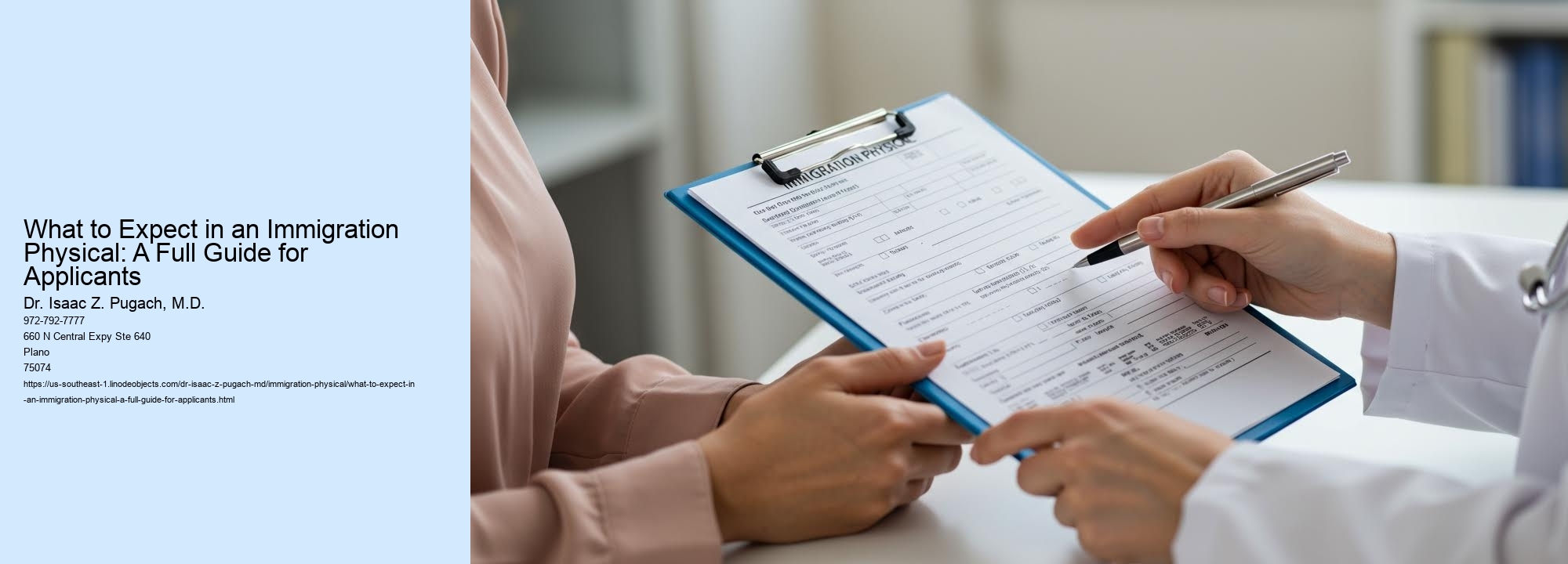 What to Expect in an Immigration Physical: A Full Guide for Applicants