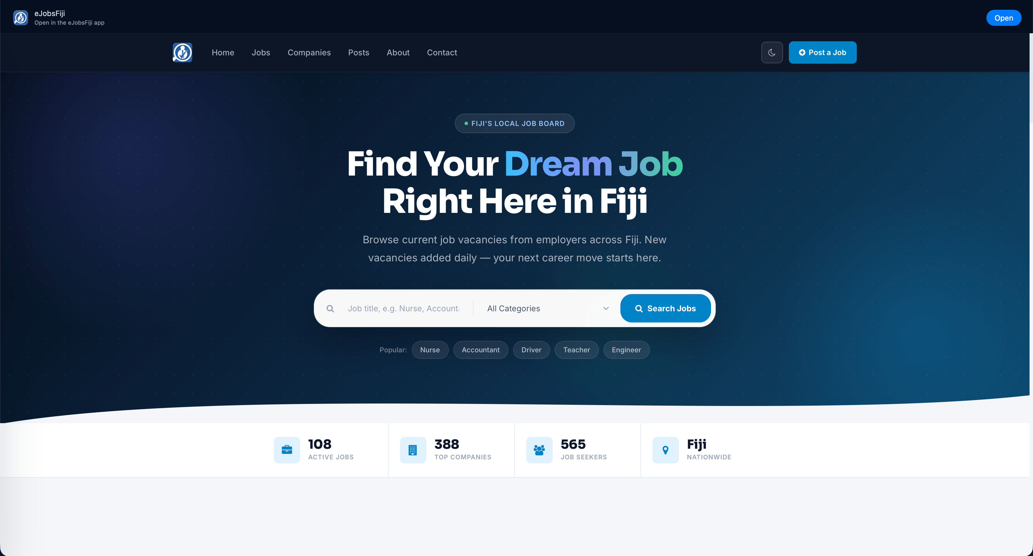 Using the eJobsFiji App to Find and Apply for Jobs Faster
