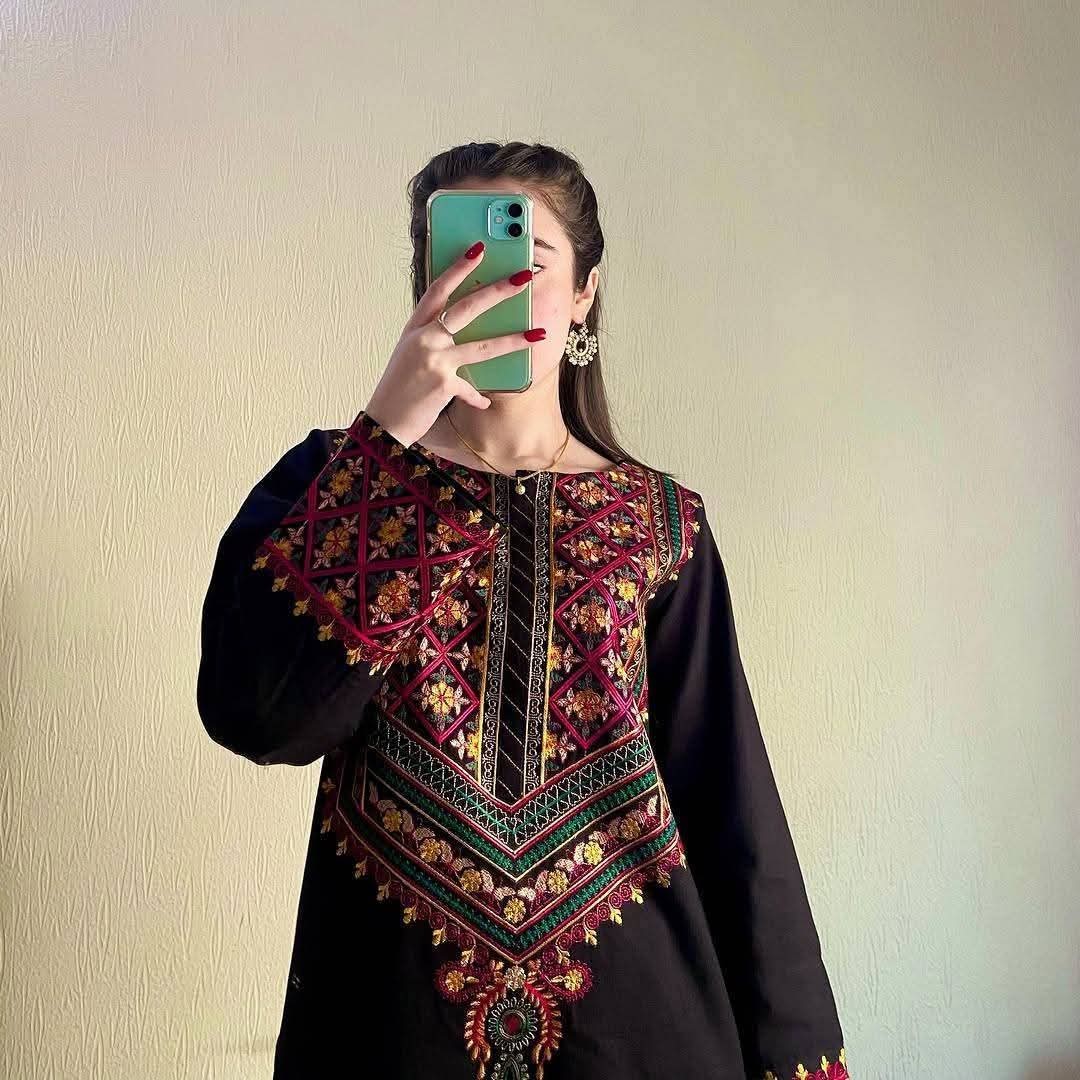 Salap cotton 2 Piece || Full ambudari work