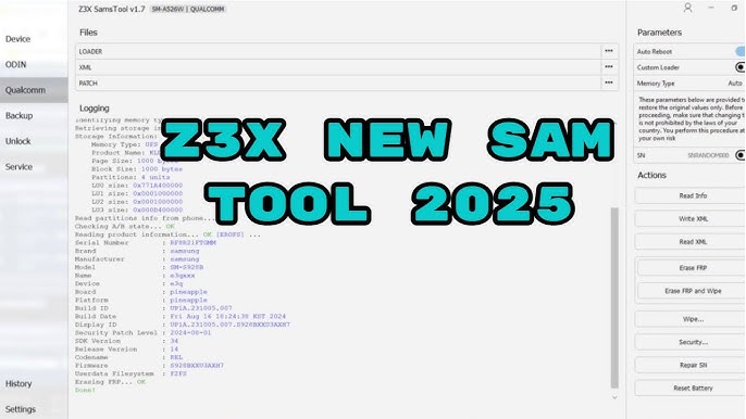 Sams tool Z3x