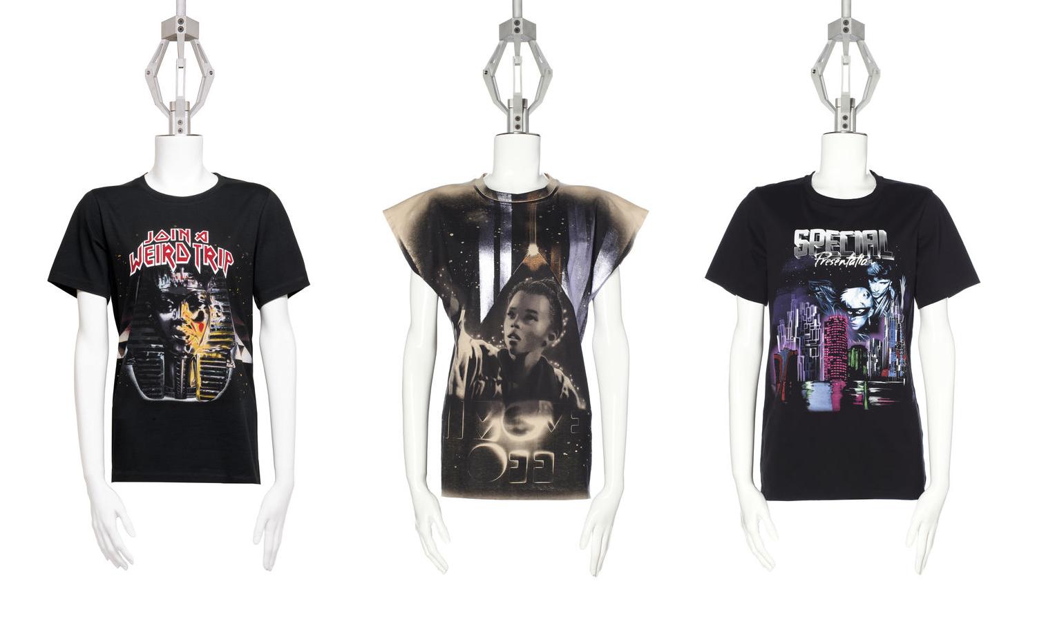 Que tal uma t-shirt Balenciaga para um look hi-low de fim de semana?