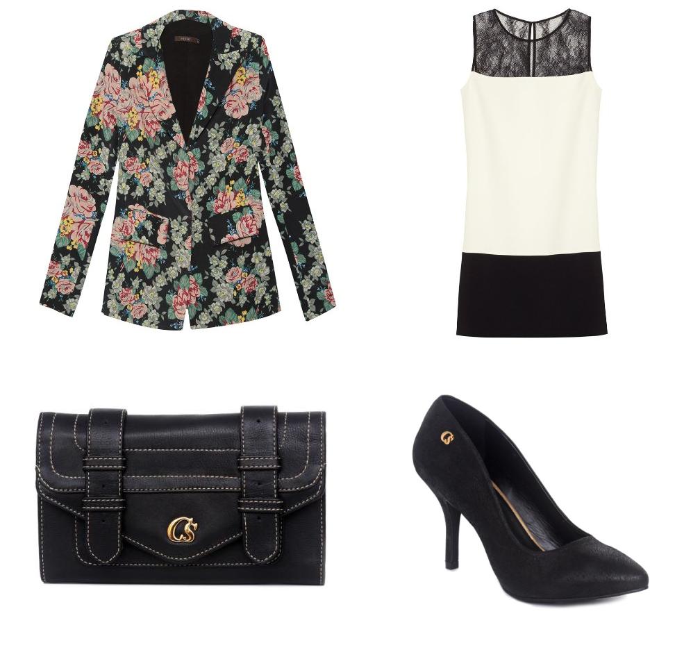 Saia do cinza: aprenda a montar um look com estampa floral