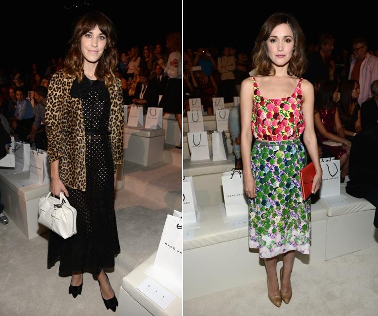 Gente estrelada e muito bem vestida na fila A da Semana de Moda de NY