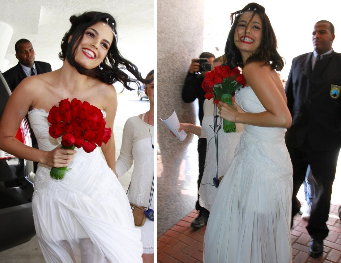 Com feijoada, Emanuelle Araújo se casa em festa recheada de globais