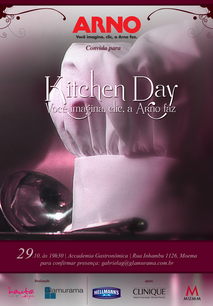 Núcleo feminino da agência Haute arma “Kitchen Day: Você imagina, clic, a Arno faz”