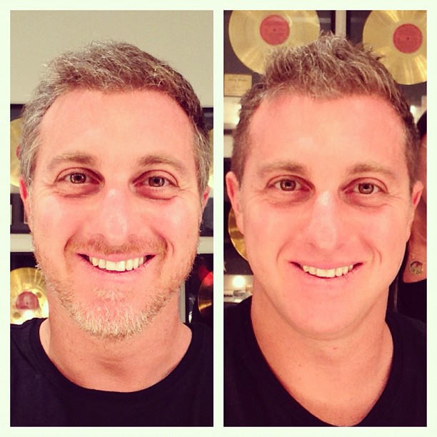 Luciano Huck brinca de antes e depois no Instagram. Entenda!