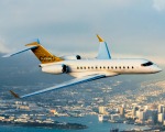 Jatinho Global 6000 leva passageiros de São Paulo a Londres sem escalas