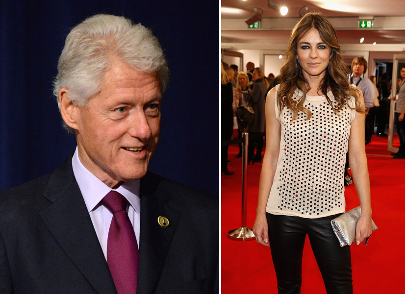 Bill Clinton e Liz Hurley viveram um romance na Casa Branca. Será?