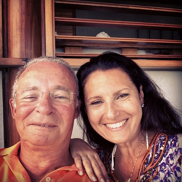 Cris Lotaif em clima de lua de mel com Philippe de Nicolay Rothschild