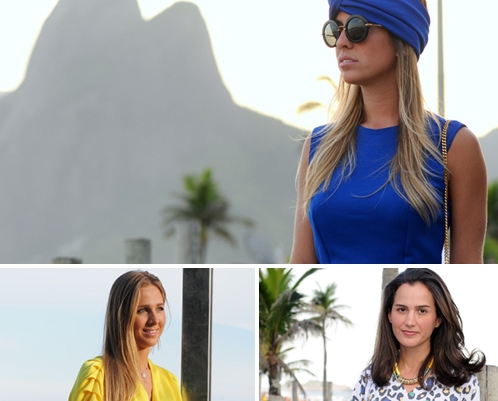 Quatro glamurettes cariocas, perfis diferentes, e looks para a Copa