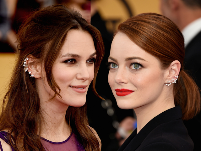 Os piercings para o red carpet de Emma Stone e Keira Knightley