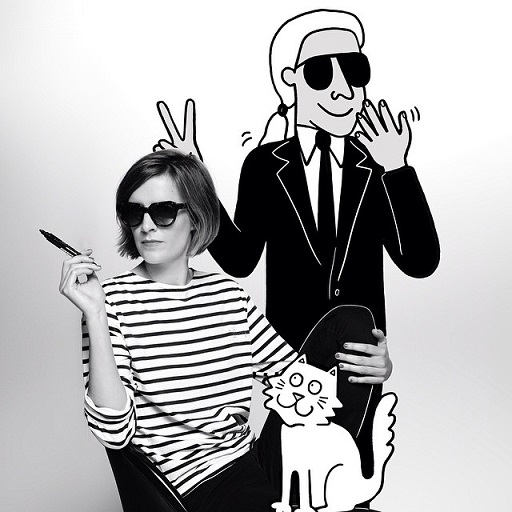 Linha de Lagerfeld em parceria com ilustradora francesa chega às lojas