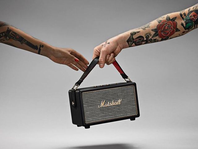 As clássicas caixas de som Marshall ganham versão miniatura