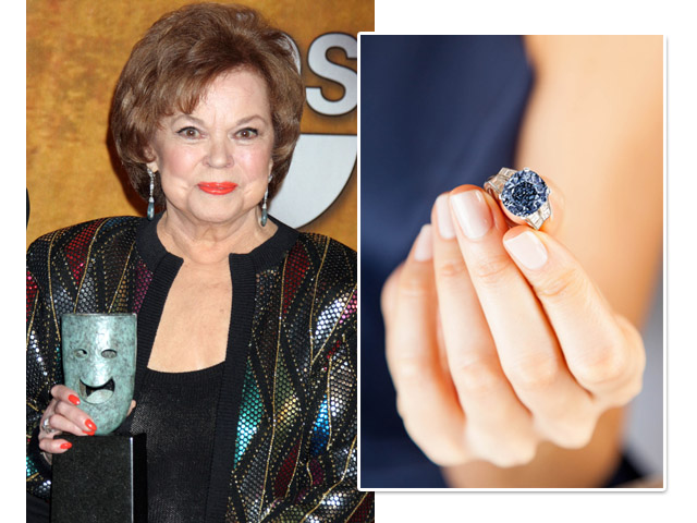 Anel de diamante azul que pertenceu a Shirley Temple vai a leilão