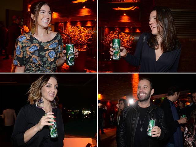Perrier refrescou os convidados na festa do Glamurama no Rio