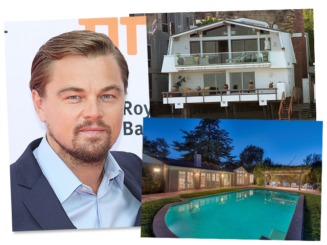 DiCaprio coloca duas mansões à venda em LA em uma tacada só