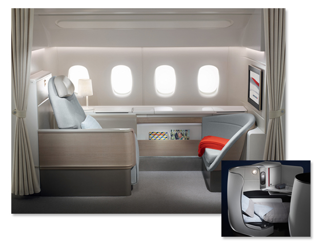 Vida de palácio: como é voar nas classes La Première e Business, da Air France