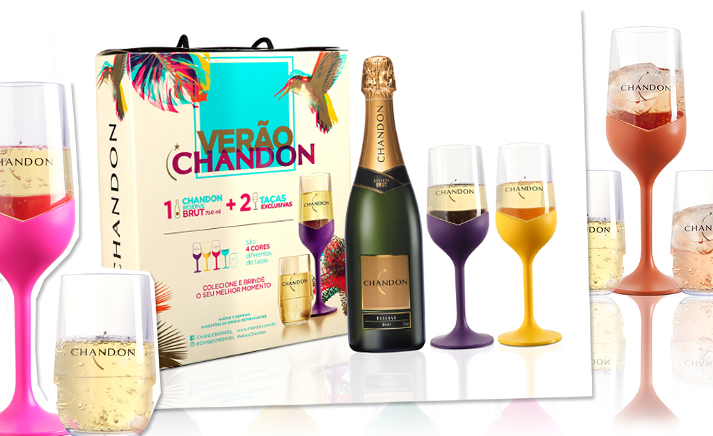 Chandon abre a caixa de ideias e lança taça que se transforma em copo