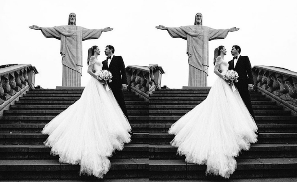 Low profile: Michelle Alves e Guy Oseary pouco apareceram em seu próprio casamento… Aqui declaração de amor de Guy para a noiva