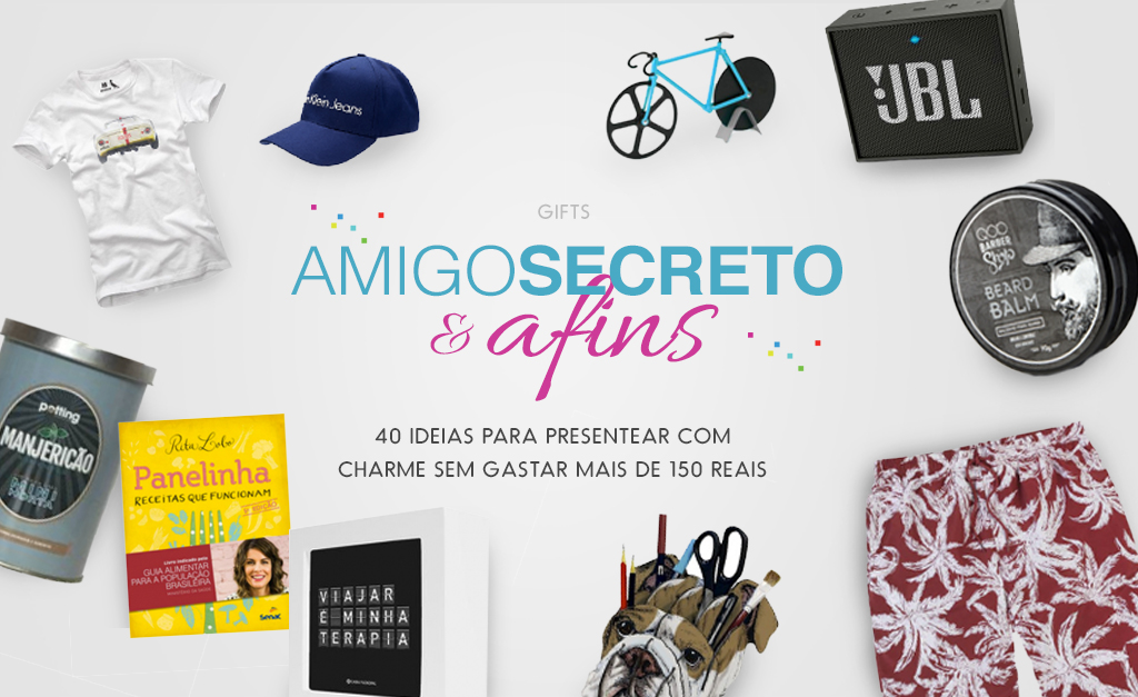 Sem ideias para os pequenos presentes de fim de ano? Corre pro GlamuShopping!