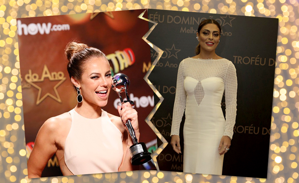 Momento saia justa do Troféu Domingão envolve Juliana Paes e Paolla Oliveira… Vem saber
