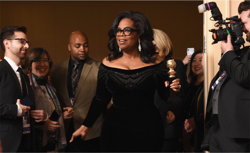 Poderosos de Hollywood apoiam a candidatura de Oprah Winfrey à presidência dos EUA