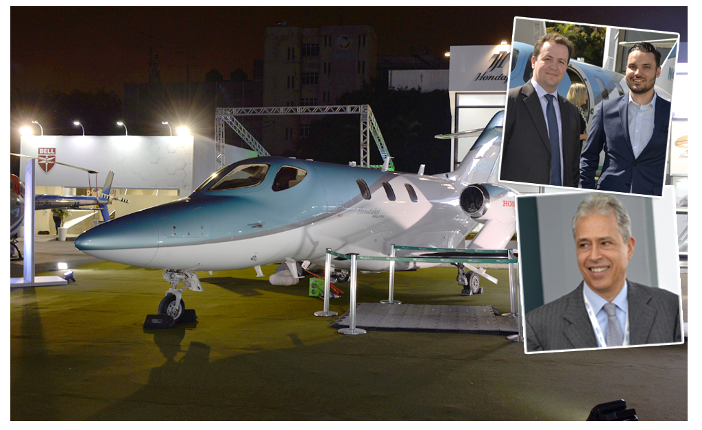 Líder Aviação apresenta seu HondaJet Elite na Labace, que agita o aeroporto de Congonhas esta semana