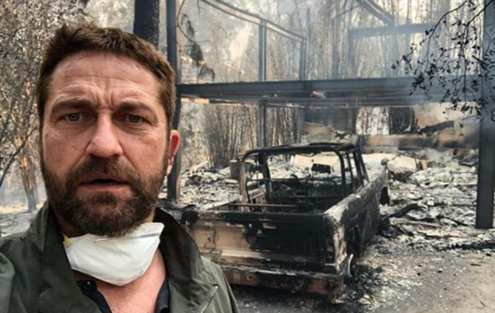 Gerard Butler, Miley Cyrus e Robin Thicke tem seus lares destruídos pelas chamas… E o incêndio segue!