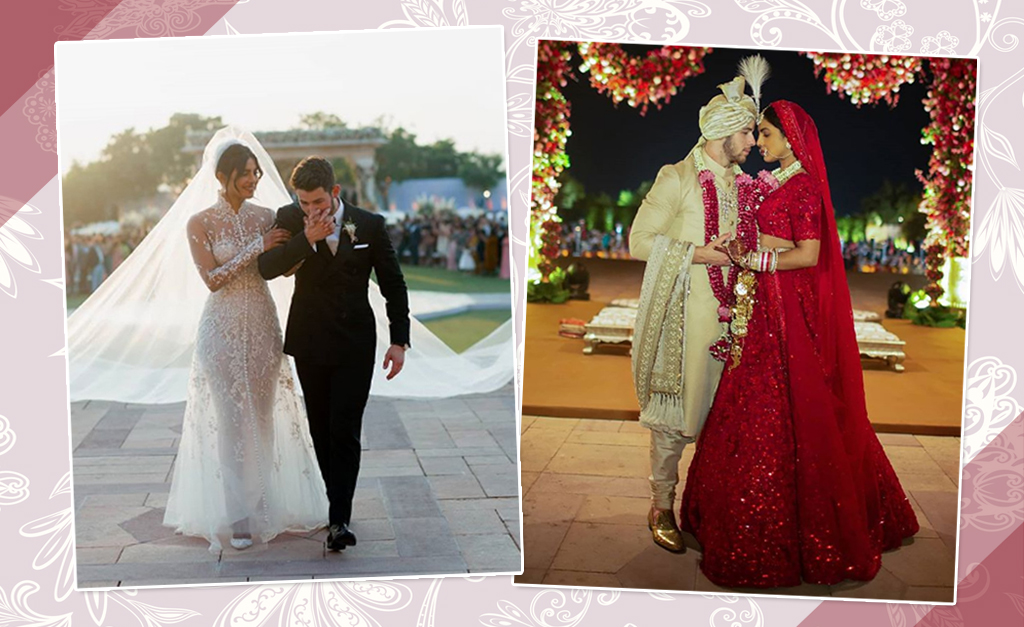 Novas fotos do casamento de Nick Jonas e Priyanka Chopra mostram vestido que levou 1800 horas para ficar pronto