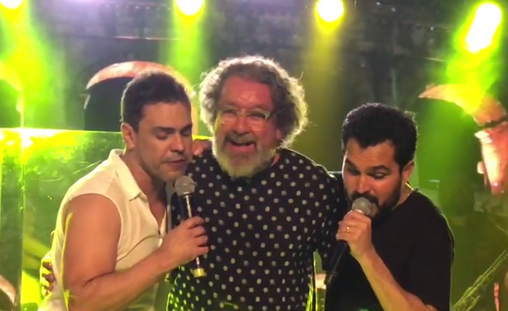 Kakay arma confraternização em Brasília e solta a voz com Zezé di Camargo e Luciano