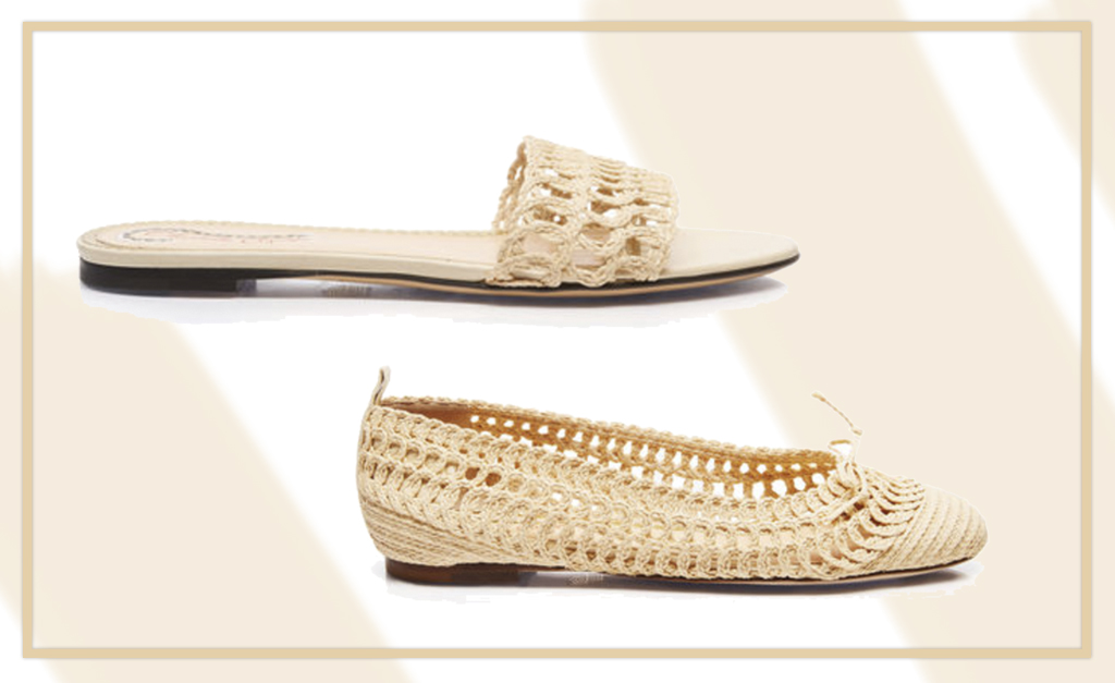 Desejo do dia: criações em ráfia de Charlotte Olympia para o verão no Hemisfério Norte