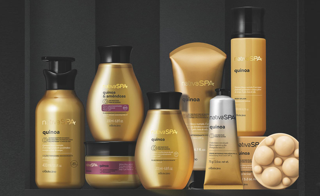 Primeira linha vegana do O Boticário, Nativa SPA Quinoa traz firmeza e nutrição para pele
