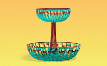 Desejo do dia: cesta para frutas Marni, um charme para a decoração da cozinha