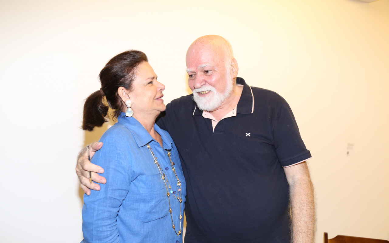 Nara Roesler e Paulo Bruscky