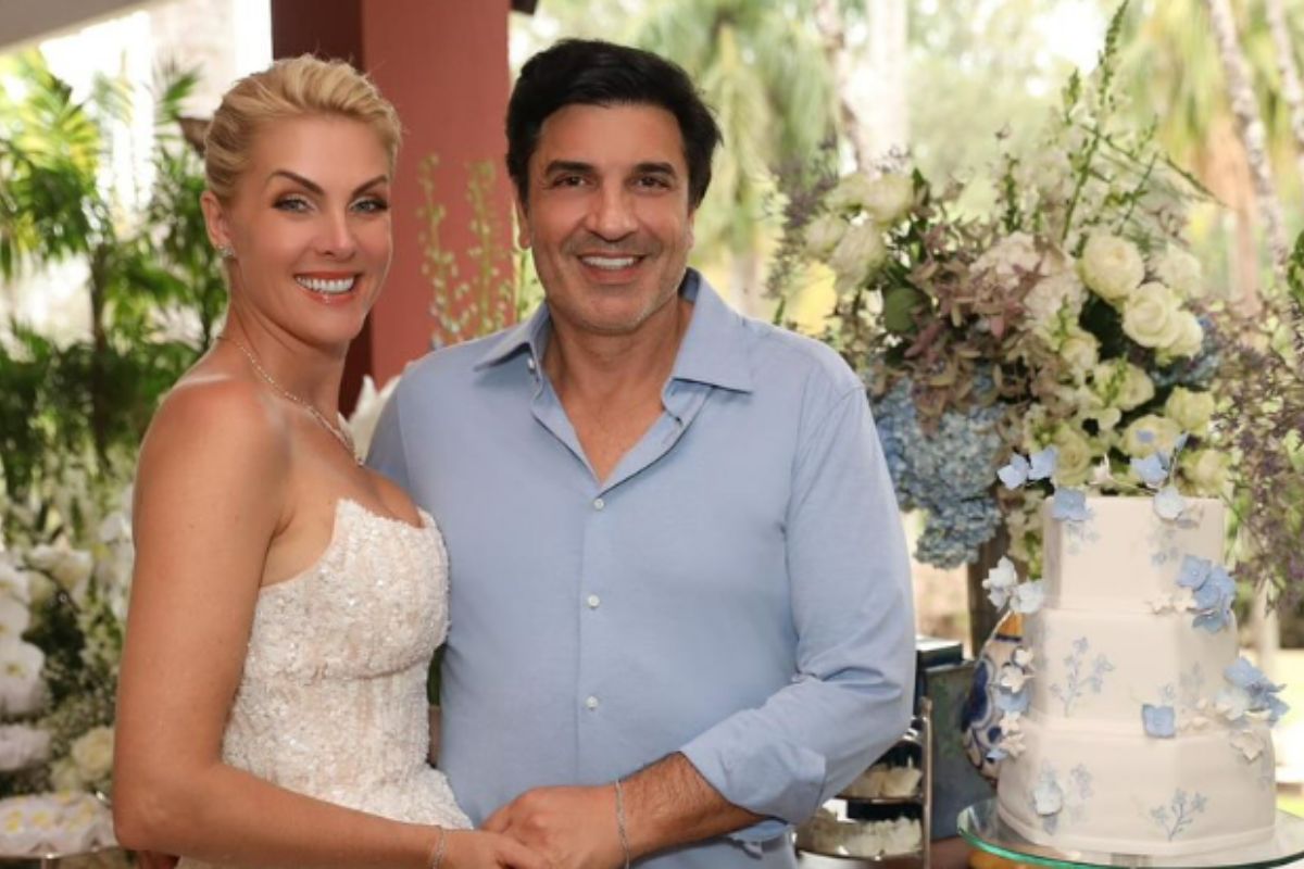 Ana Hickmann dá presente simbólico para Edu Guedes; veja