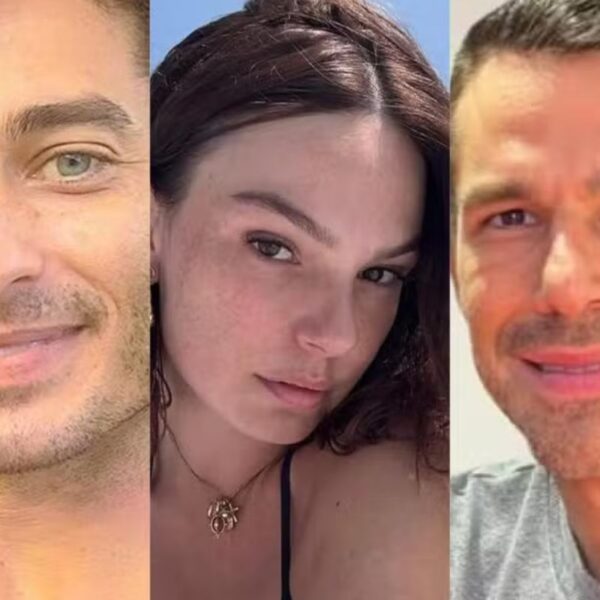 Ex de Isis Valverde viaja com atual marido da atriz em jatinho e encontro chama atenção